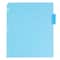 JAM Paper 9.75" x 11.5" 5-Tab Plastic Index Tab Dividers with Double Pockets, 2 Pack
